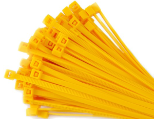 Opaska kablowa 290x4,5mm zółta /100szt./