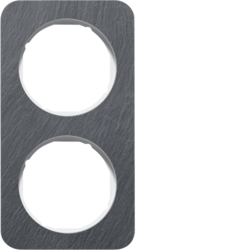 Berker R.1 RAMKA ŁUPEK PODWÓJNA