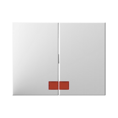 Berker K.1 / K.5 WYŁĄCZNIK PODWÓJNY PODŚWIETLANY biały
