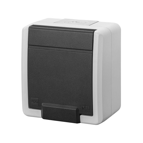 Elektro-Plast AQUANT 2K IP 55 GNIAZDO POJEDYNCZE Z UZIEMIENIEM