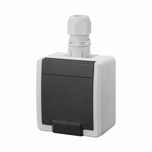 Elektro-Plast AQUANT 2K IP65 GNIAZDO POJEDYNCZE Z UZIEMIENIEM