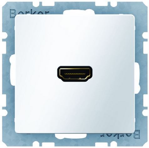 Berker Q.1 / Q.3 GNIAZDO HDMI białe