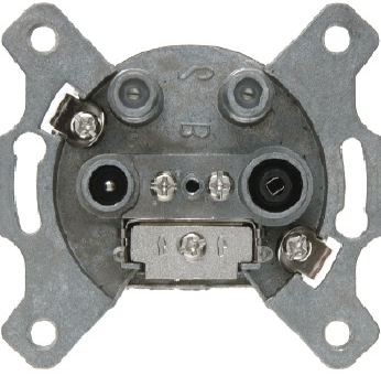 Berker Q.1 / Q.3 GNIAZDO ANTENOWE 2xSAT KOŃCOWE 4-WYJŚCIOWE mechanizm
