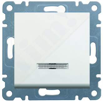 Berker LUMINA WYŁĄCZNIK SCHODOWY PODŚWIETLANY biały