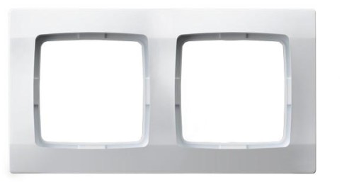 Ospel KARO RAMKA PODWÓJNA biały