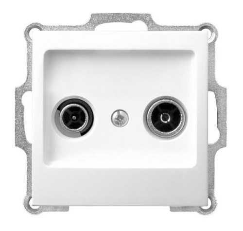 Ospel IMPRESJA GNIAZDO RTV KOŃCOWE białe
