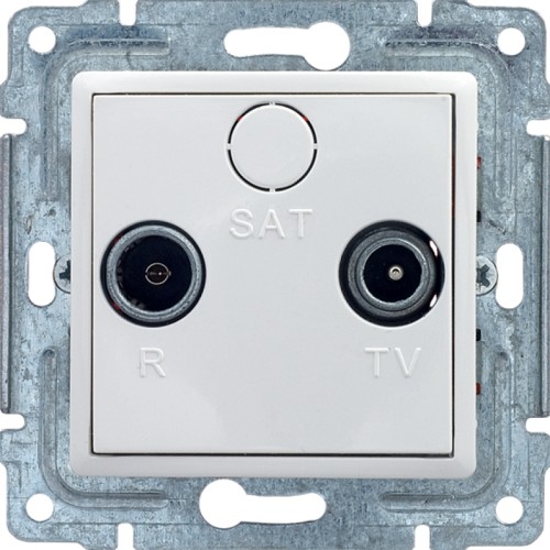 Kos VENA GNIAZDO RTV KOŃCOWE białe
