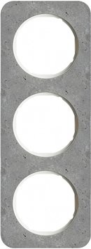 Berker R.1 RAMKA BETON POTRÓJNA biała
