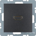 Berker B. KWADRAT GNIAZDO HDMI antracyt