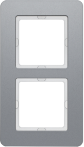 Berker Q.7 RAMKA PODWÓJNA ALUMINIUM