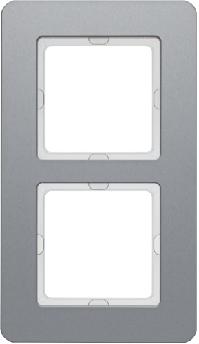 Berker Q.7 RAMKA PODWÓJNA ALUMINIUM