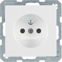 Berker Q.1 / Q.3 GNIAZDO Z UZIEMIENIEM