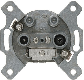 Berker B.3 / B.7 GNIAZDO ANTENOWE 2xSAT KOŃCOWE 4-WYJŚCIOWE mechanizm
