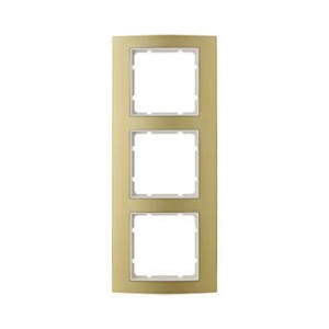 Berker B.3 RAMKA ZŁOTE ALUMINIUM POTRÓJNA