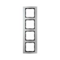 Berker B.3 RAMKA ALUMINIUM POCZWÓRNA