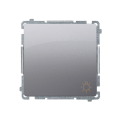 Kontakt Simon BASIC WYŁĄCZNIK CHWILOWY ŚWIATŁO inox