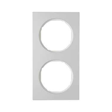 Berker R.3 RAMKA ALUMINIUM PODWÓJNA biała