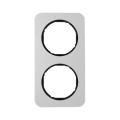Berker R.1 RAMKA ALUMINIUM PODWÓJNA czarna
