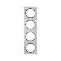 Berker R.3 RAMKA ALUMINIUM POCZWÓRNA czarna
