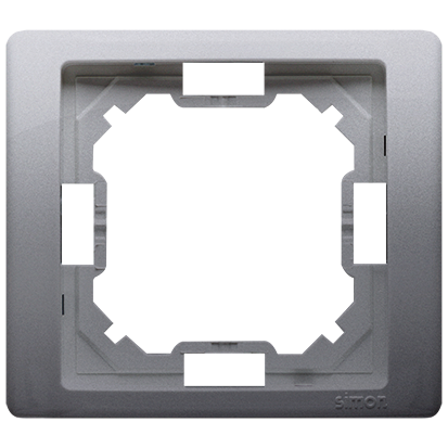 Kontakt Simon BASIC NEOS RAMKA POJEDYNCZA STAL INOX