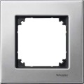 Schneider M-ELEGANCE RAMKA POJEDYNCZA METAL srebrny platynowy