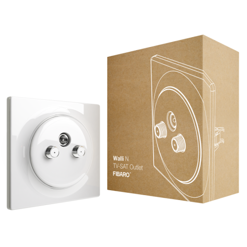 FIBARO Walli N TV-SAT Outlet