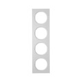 Berker R.3 RAMKA ALUMINIUM POCZWÓRNA biała