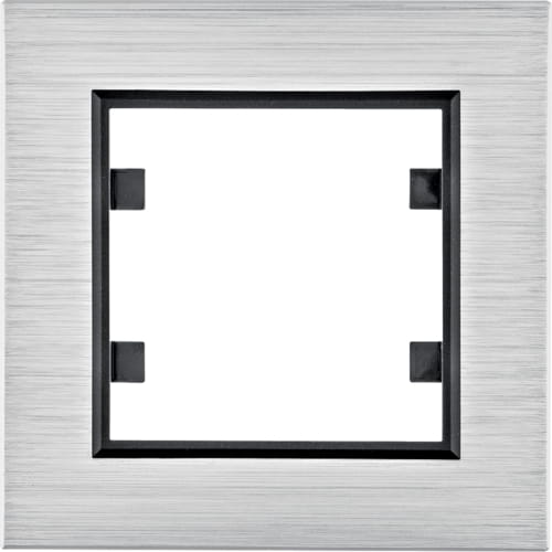Berker LUMINA PASSION ALUMINIUM RAMKA POJEDYNCZA srebrna