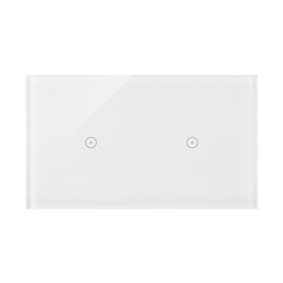 SIMON 54 TOUCH panel dotykowy 1+1 biała perła