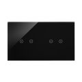 SIMON 54 TOUCH panel dotykowy powójny 2+2 zastygła lawa