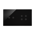 SIMON 54 TOUCH panel dotykowy podwójny 2+4 zastygła lawa