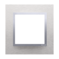 Kontakt SIMON 54 NATURE RAMKA POJEDYNCZA METAL inox klasyczny