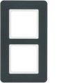 Berker Q.7 RAMKA PODWÓJNA antracyt