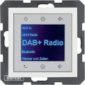 Berker Q.1 / Q.3 RADIO TOUCH DAB+ BLUETOOTH biały