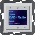 Berker Q.1 / Q.3 RADIO TOUCH DAB+ BLUETOOTH alu