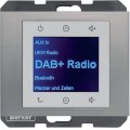 Berker K.1 / K.5 RADIO TOUCH DAB+ BLUETOOTH stal szlachetna