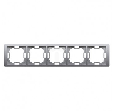 Kontakt Simon BASIC NEOS RAMKA 5-KROTNA STAL INOX