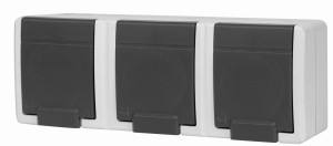 Elektro-Plast AQUANT 2K IP 55 GNIAZDO POTRÓJNE Z UZIEMIENIEM