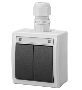 Elektro-Plast AQUANT 2K IP65 WYŁĄCZNIK PODWÓJNY