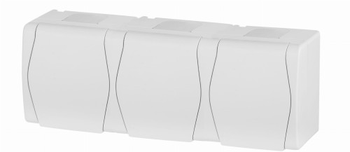 Elektro-Plast HERMES 2 GNIAZDO POTRÓJNE Z UZIEMIENIEM