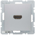 Berker B.3 / B.7 GNIAZDO HDMI aluminium