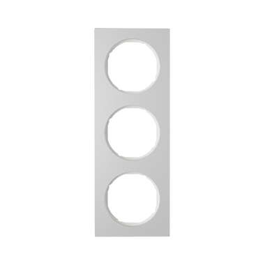 Berker R.3 RAMKA ALUMINIUM POTRÓJNA biała
