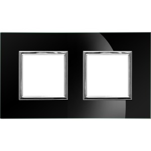 Kos DANTE RAMKA BLACK GLASS PODWÓJNA