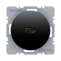 Berker R.1 / R.3 GNIAZDO HDMI czarne
