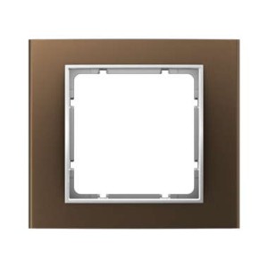 Berker B.3 RAMKA BRĄZOWE ALUMINIUM POJEDYNCZA