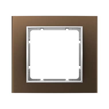 Berker B.3 RAMKA BRĄZOWE ALUMINIUM POJEDYNCZA