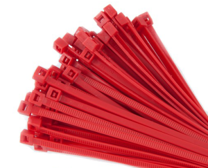 Opaska kablowa 140x3,5mm czerwona /100szt./