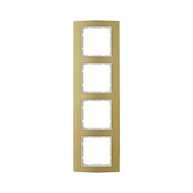 Berker B.3 RAMKA ZŁOTE ALUMINIUM POCZWÓRNA