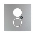 Berker B. KWADRAT GNIAZDO GŁOŚNIKOWE HIGH END aluminium