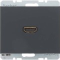 Berker K.1 / K.5 GNIAZDO HDMI antracyt
